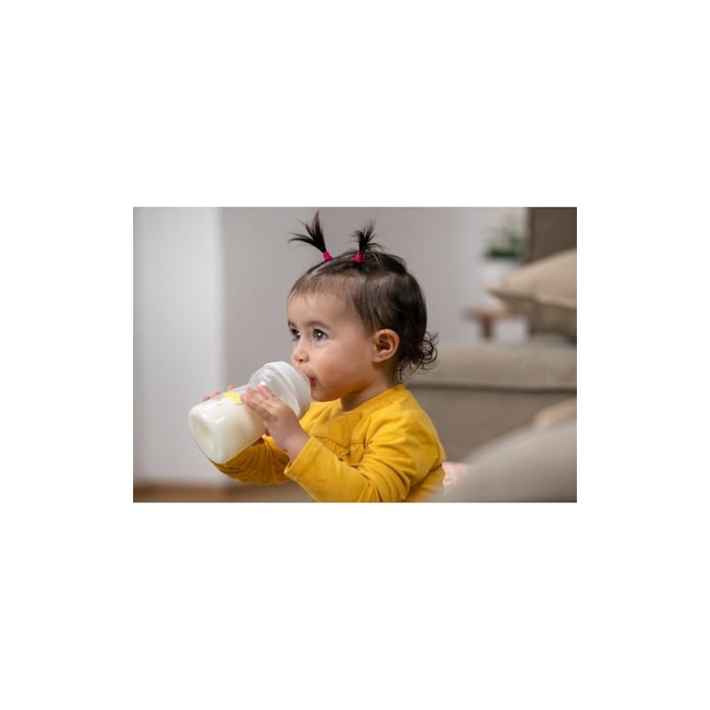 CHICCO, Biberón Natural Feeling, Color Blanco, 330 ml