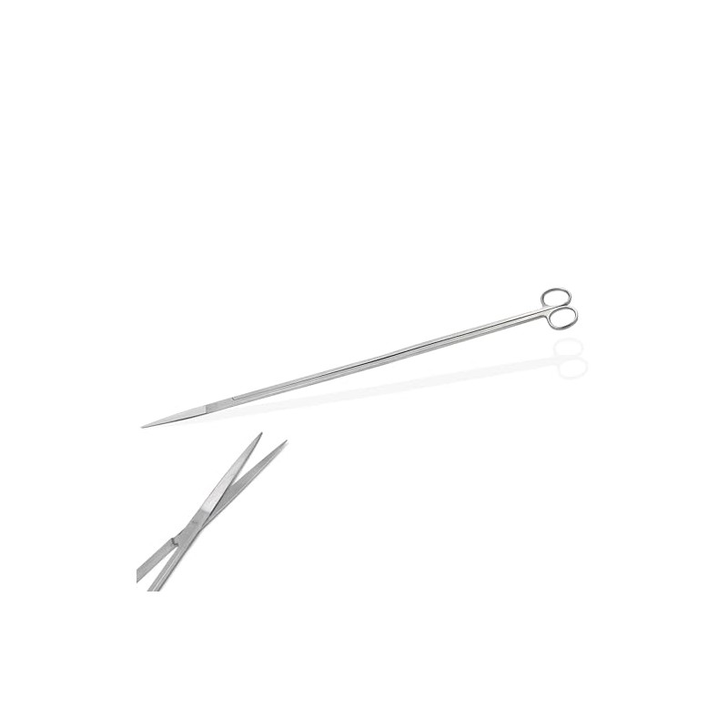 Fish Aquarium Cleaner Kelly Scissors Straight 18" Extra Long Handle