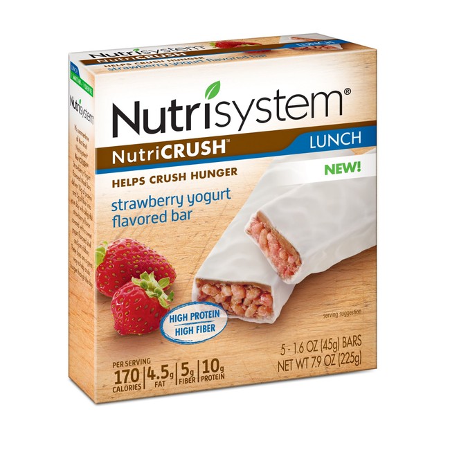Nutrisystem® Nutricrush Strawberry Yogurt Bar, 30 Pack