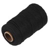 Black Natural Cotton Craft String - Ohtomber 328 Feet 2MM