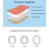 Thickened Toilet seat Cushion Cover is Universal, Warm, Washable and
