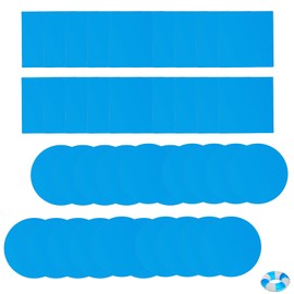 40 Stk Pool Flicken Unterwasser,Poolflicken Selbstklebend ,Pool Reparaturset Unterwasserklebeband,Schlauchboot Reparaturset Poolfolie,Langlebig PVC Wasserbett Reparatur Set für Leck,Aufblasbaren Sofas