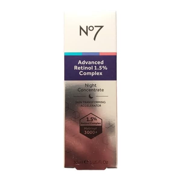 Boots No7 Advanced Retinol 1.5% Complex Night Concentrate Skin Transforming
