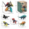5-in-1 Dinosaur Transform Robot Toys Set for Kids Ages 3-8