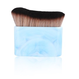 Self Tanning Brush, Sunscreen Brush Applicator Foundation Body Makeup Brushes Self Tanner Tan Brush for Body Face (Watercolor Blue)
