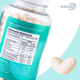 Colágeno Tipo 2 Uc-ll + D3 Y K2 | Articulaciones Fuertes y Flexibles | 90 Softgels | Natgel Sabor Sin Sabor