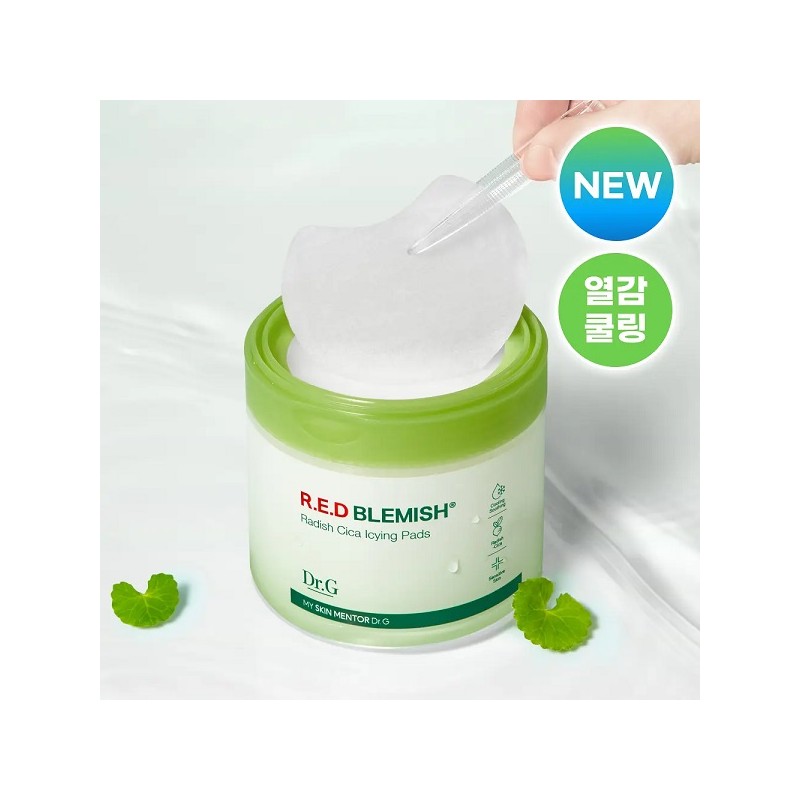 Dr.G Red Blemish Turnip Cica Icing Pads 60 sheets /