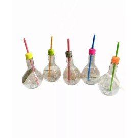 Vaso En Forma De Foco, Foco Chela 600 Ml, 20 Pzs