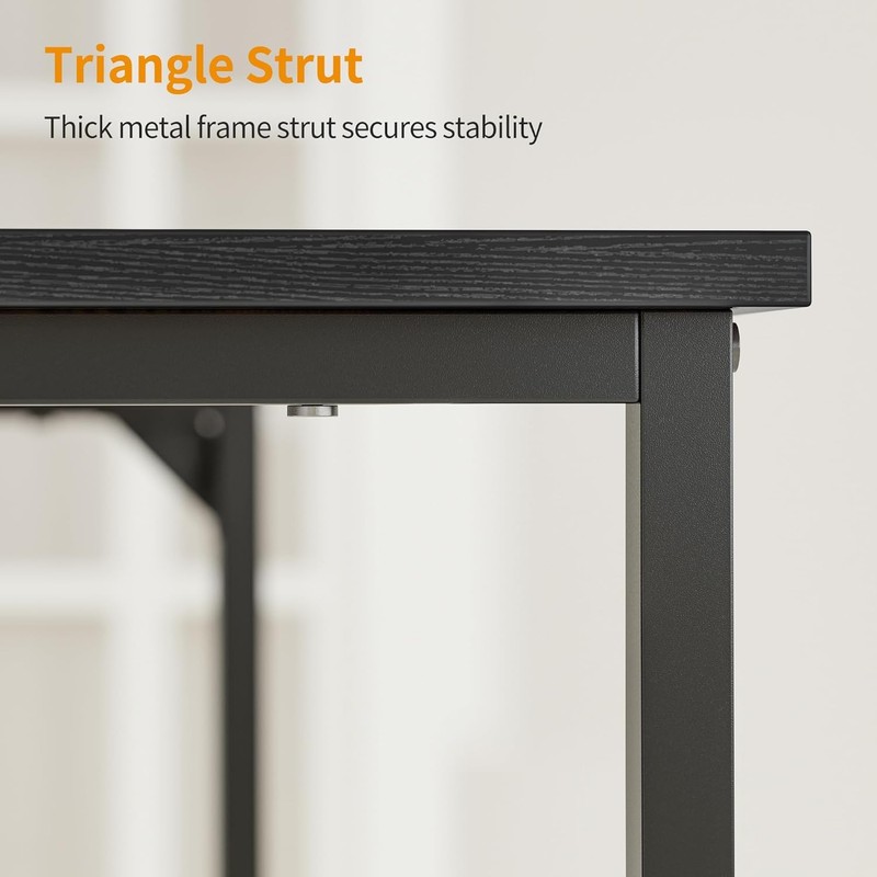 CubiCubi Computer Desk 47" Study Writing Table for Home Office,