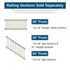 Weatherables Vinyl Railing Posts, Vinyl Post Kit 4 in. x