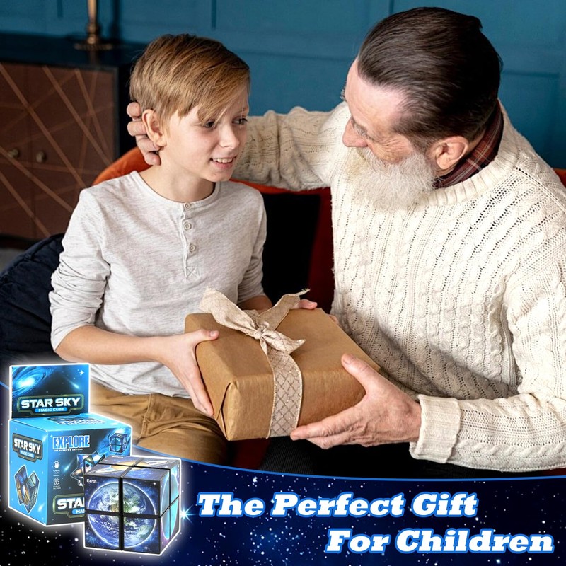 Star Cube Magic Cube, Infinity Cube, Anti-Stress Cube IQ Puzzle,