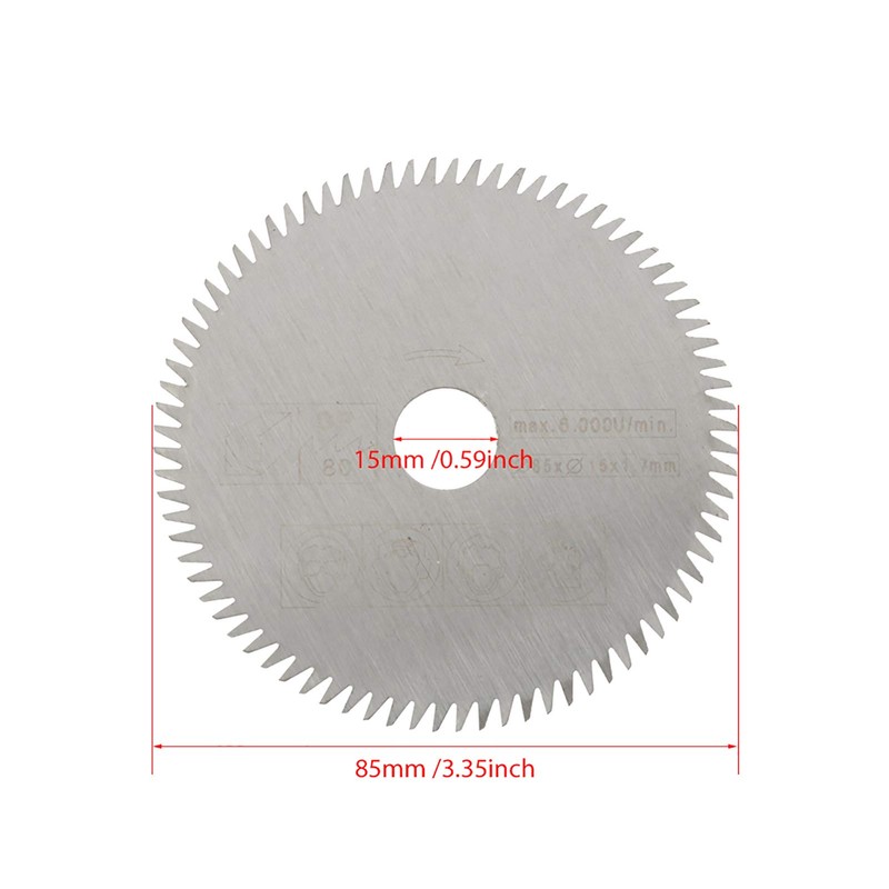 Tbest Hs301Dz Worx 5Pcs 85Mm Inner Diameter 15Mm Mini Carbide