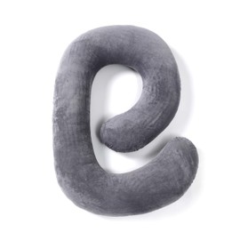 EVOLIVE Shaped Body Pillows Pregnancy Pillow with Removable Micrormink Cover (C-Shaped)