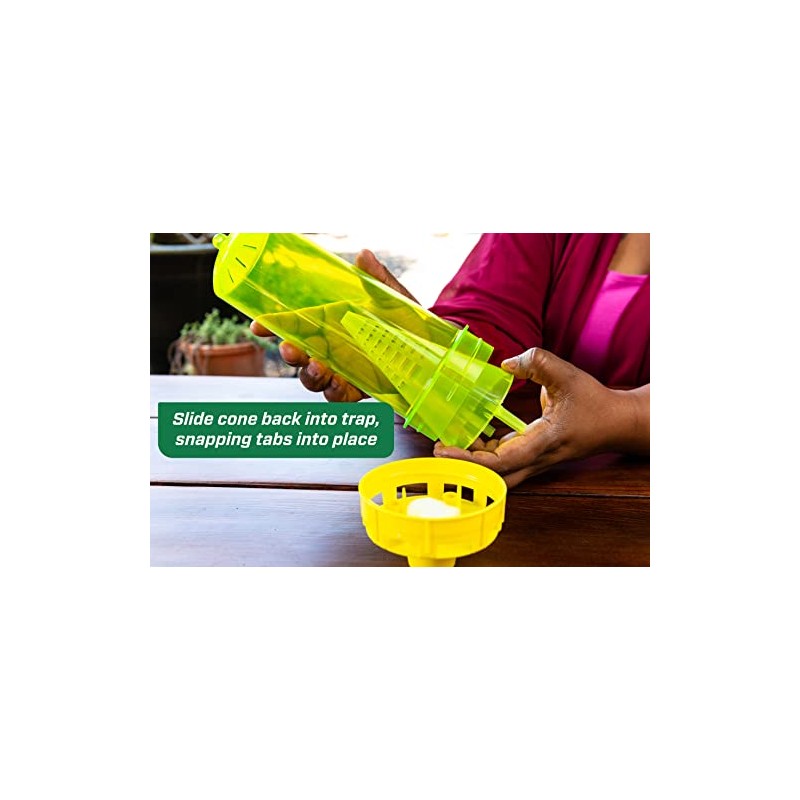 RESCUE! Reusable Yellowjacket Trap with Attractant - 2 Pack