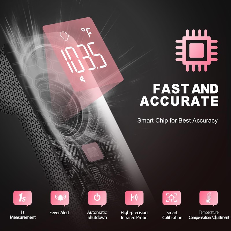 No-Touch Thermometer for Adults and Kids, Digital Accurate Baby Thermometer