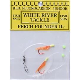 White River Tackle Perch Pounder II - #6 - Orange with Char. Head