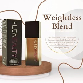 Hudabeauty Base Maquillaje Mate Luminosa Fauxfilter Huda Beauty 200b Shortbread