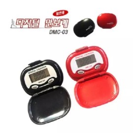 DMC 만보계 레드 / 블랙 택1 DMC-03 만보기 [블랙] Pedometer Red / Black Select 1 DMC-03 Pedometer [Black]