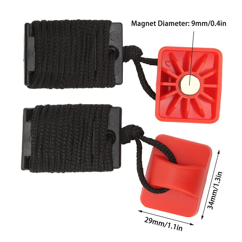 2PCS Running Machine Safety Switch Universal Magnet Emergency Stop Treadmill