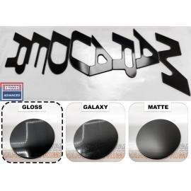 Advanced Trims Rear Bumper Gloss Black Plastic Letters Inserts for Mercury Marauder 2000-2004