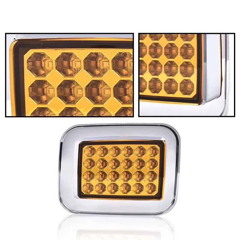 G-PLUS LED Corner Signal Lights Compatible with 2003-2009 Hummer H2