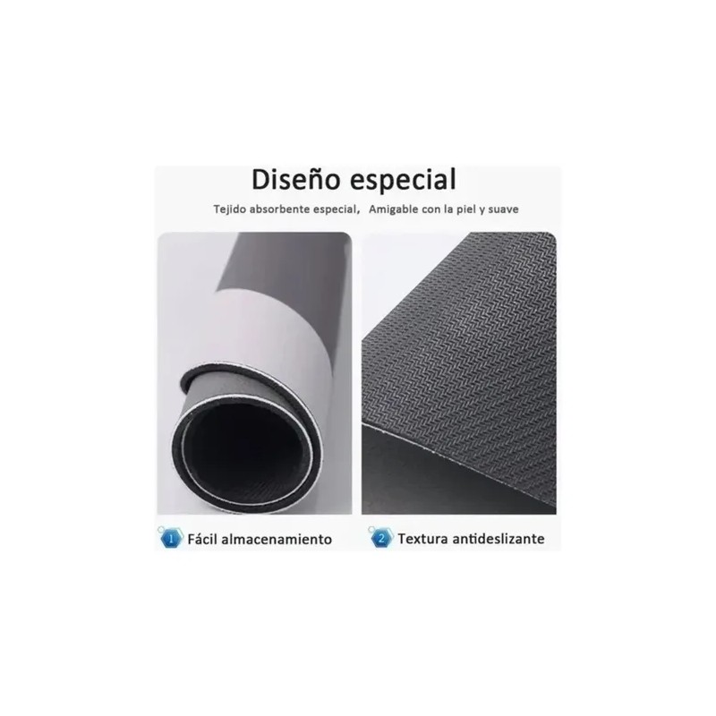 3pz Tapete Baño Ultra Suave Alfombra Antidesliz Absorbente