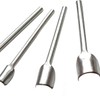 8 Piece Edge Removal Leather Craft End Punch Tool U-Shaped