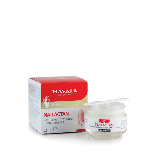 Mavala Nailactan Nutritive Nail Cream for Damaged Nails, Tarro, 0.5 Ounce