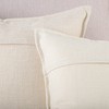 Madizz Set of 2 Linen Cushion Covers 24x24 inch, 60x60