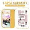Bolsa transparente con cierre, bolsa de maquillaje transparente para mujeres