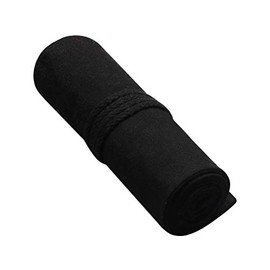 Healifty Estuche Enrollable De Lona Para Lápices De Dibujo Con 72 Ranuras Organizador Portátil Con Cierre De Cordón Para Bolígrafo Pinceles Marcadores Arte