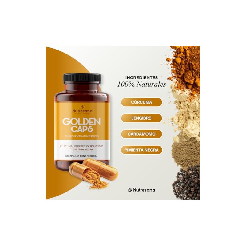 NUTRESANA QUERERTE ES PODER - NUTRESANA Golden Caps | Suplemento