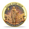 ACGZQY Faith in Darkness Coin - Christian Challenge Coin -