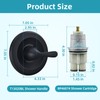 Replacement for Delta Classic 13 Series Single-Function Shower Handle Trim