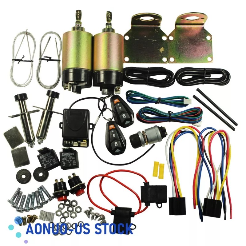 AONUO-US New 85 lb 2 Doors Popper Solenoid Street Rat