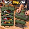 Heavy-Duty Roll-Up Tool Bag – Portable Oxford Fabric Tool Organizer