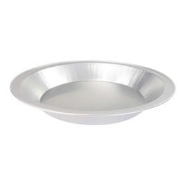 Handi-Foil Disposable Aluminum Foil Pie Pan - 9 Inches Heavy Duty Reusable Aluminum Foil Pie Pan Perfect for Baking, Cooking, Food Preparing, Oven Safe Foil Baking Pan, Silver (Pack of 10)