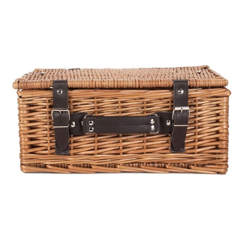 Red Hamper Double Steamed 36cm Picnic Basket
