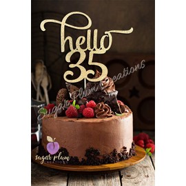 Hello 35 Decoración para tartas