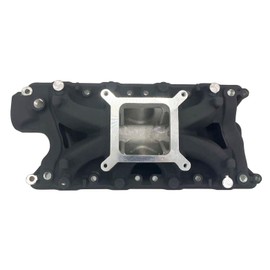 Auminum Single Plane Intake Manifold for SBF Small Block Ford 260 289 302 Hurricane Black