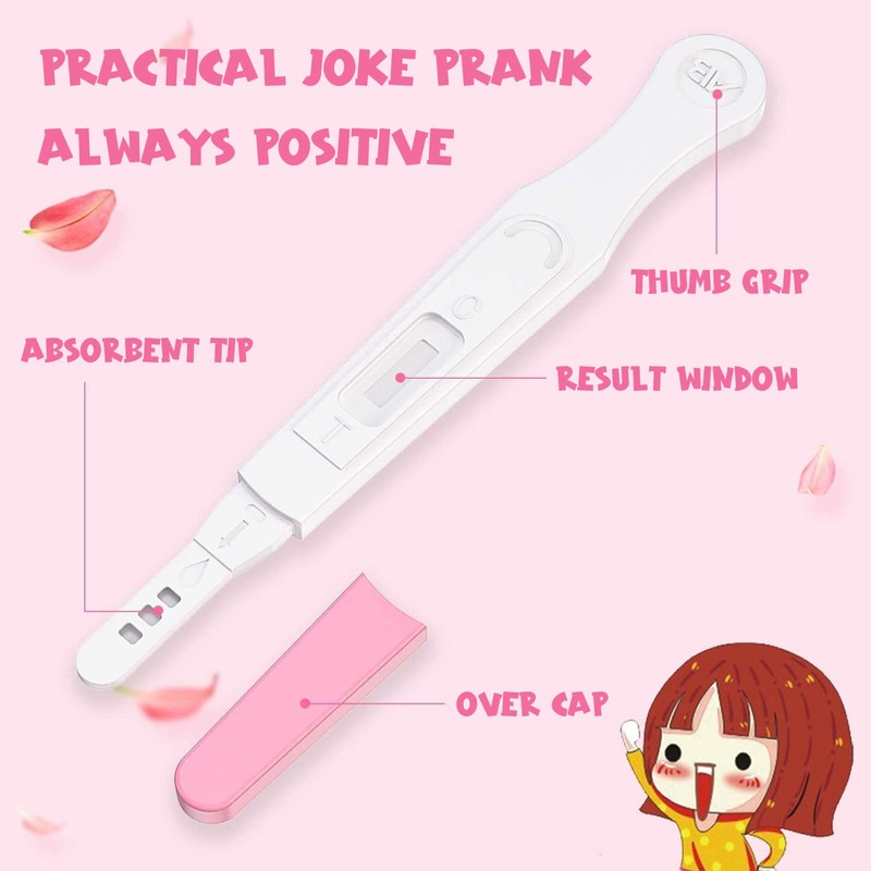 Acessorz Fake Prank Joke Pregnancy Test Always Positive - April