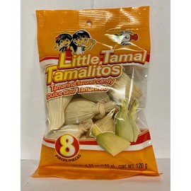 MDM LITTLE TAMAL TAMARIND CANDY TAMALITOS 8PC BAG 4.23OZ