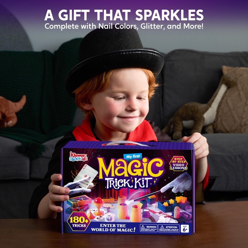 Klever Kits 180+ Magic Set- My First Magic Trick Kit-