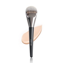 ENZO KEN Flat Foundation Brush for Liquid Makeup, Liquid Foundation Brush, Flat Makeup Brush for Foundation, Make up Brushes, Makeup Foundation Brushes. 820 Black