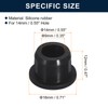 uxcell 5 Pcs Black Plug Holes, Waterproof Rubber Button Plug