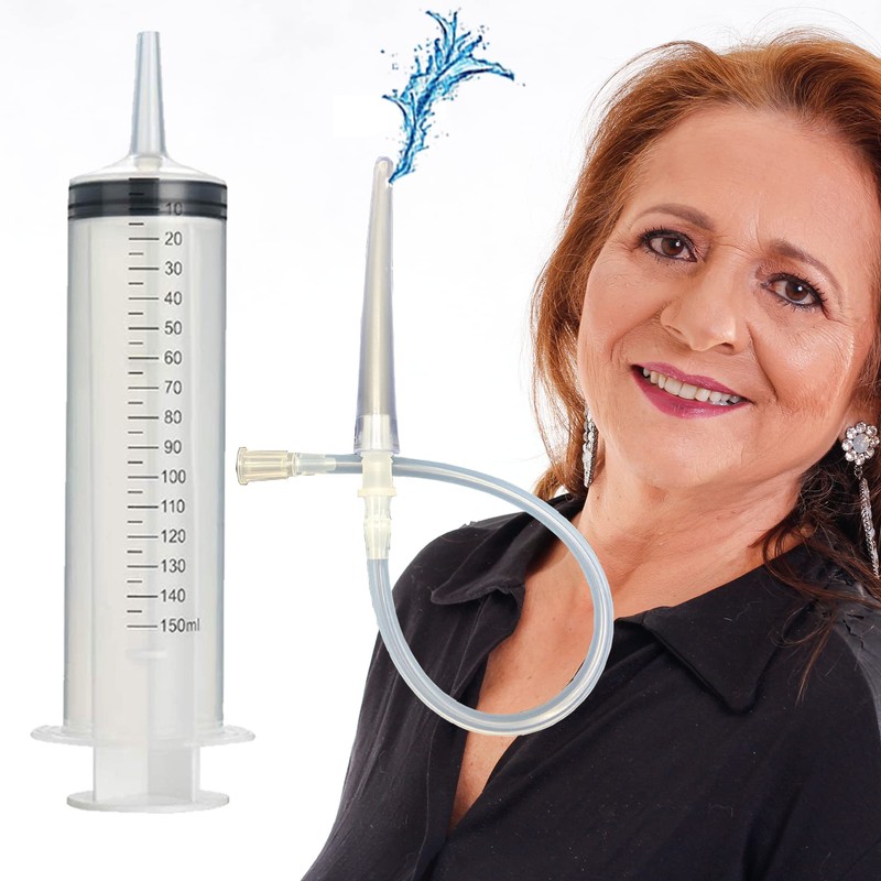 GNEGKLEAN 150ML Enema Syringe Cleaning Douche System