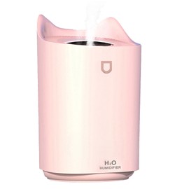 2L Air Humidifier USB Deep Hydration Fine Spout Multifunction Desk Humidifier Ambient Light for Office Pink