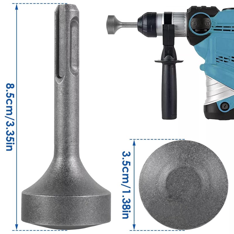 Rotary Hammer Drill SDS Plus Ground Rod Driver, 10mm Hammer