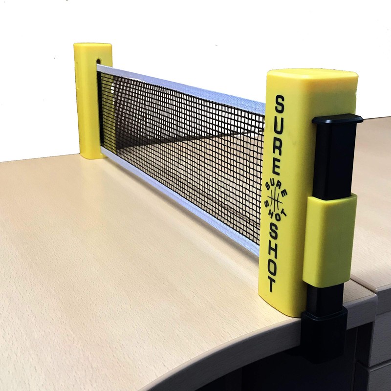 Sure Shot Flex Table Tennis Net and Post, yellow /