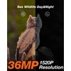 Solar Trail Camera 2.7K/1520P 30fps 36MP, iZEEKER Game Camera with